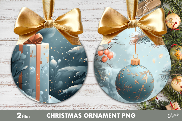 Whimsical Christmas Ornament PNG, Magic Ornament PNG