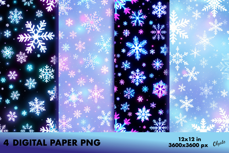  Snowflakes Background Image 5