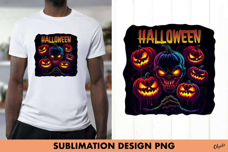 Zombie Pumpkin Sublimation. Halloween Quote PNG