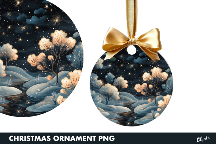 Christmas Winter Magic Ornament PNG