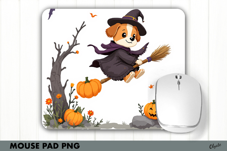 Halloween Mouse Pad Sublimation Design PNG