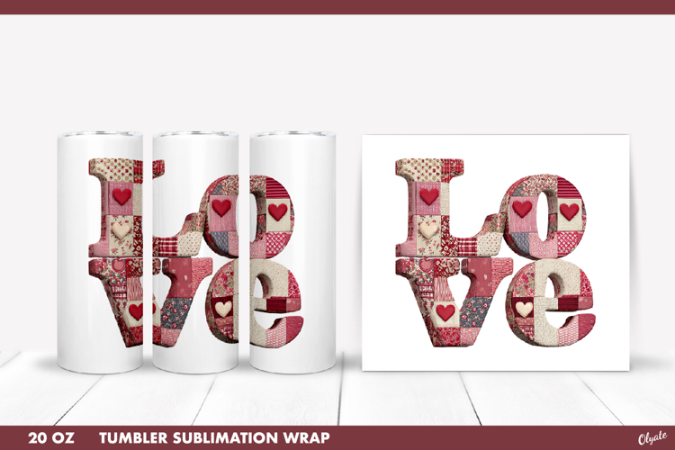 Valrntines Day Tumbler Sublimation, 20 OZ Tumbler PNG