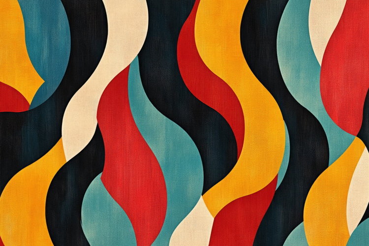 Groovy Style Art Background Wallpaper