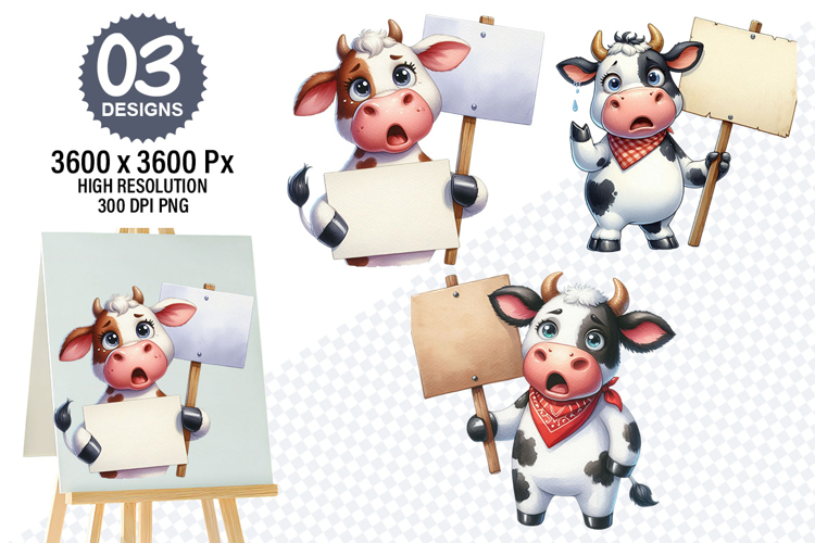 Cow Face Clipart Image 18