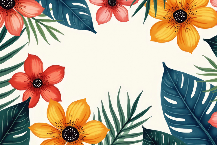 Tropical Leaf Clipart Image 2