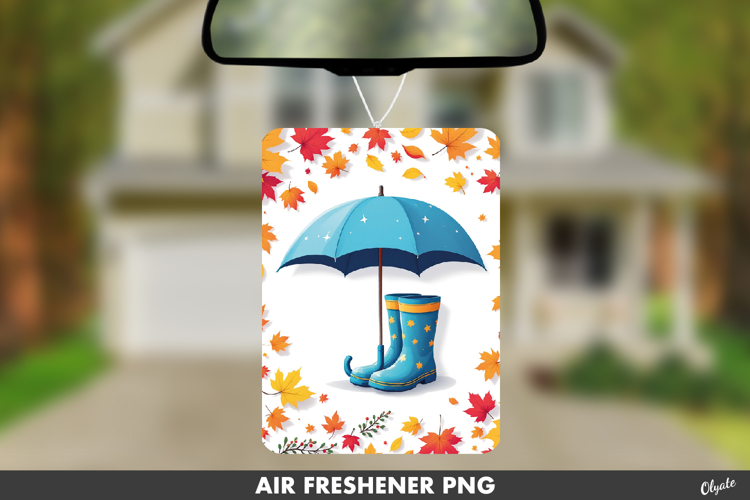 Cozy Fall Air Freshener Sublimation PNG