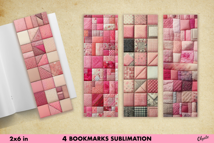 Bookmark Patchwork Sublimation PNG