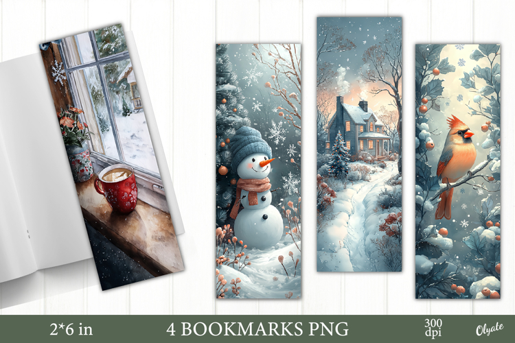 Printable Christmas Bookmark Image 19