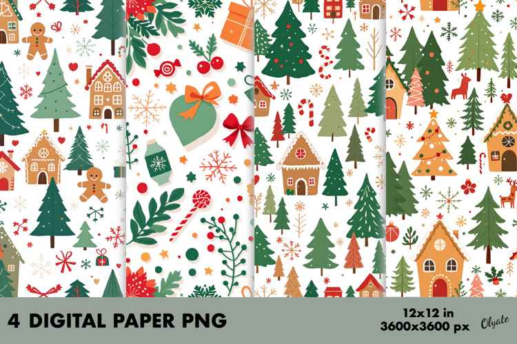 Christmas Background Clipart Image 9