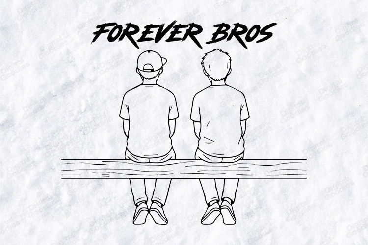 Forever Brotherhood SVG | Best Bros & Gaming Crew