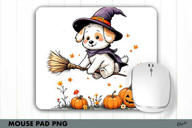 Halloween Mouse Pad Sublimation Design PNG