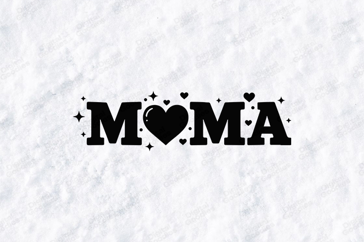 Mama Heart Svg Image 2