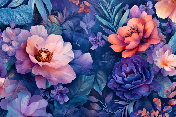 Flowers Texture Image 19
