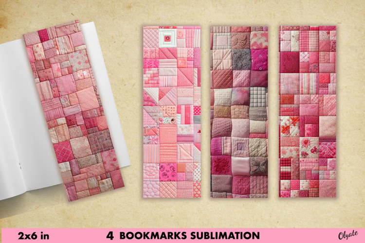 Bookmark Patchwork Sublimation PNG