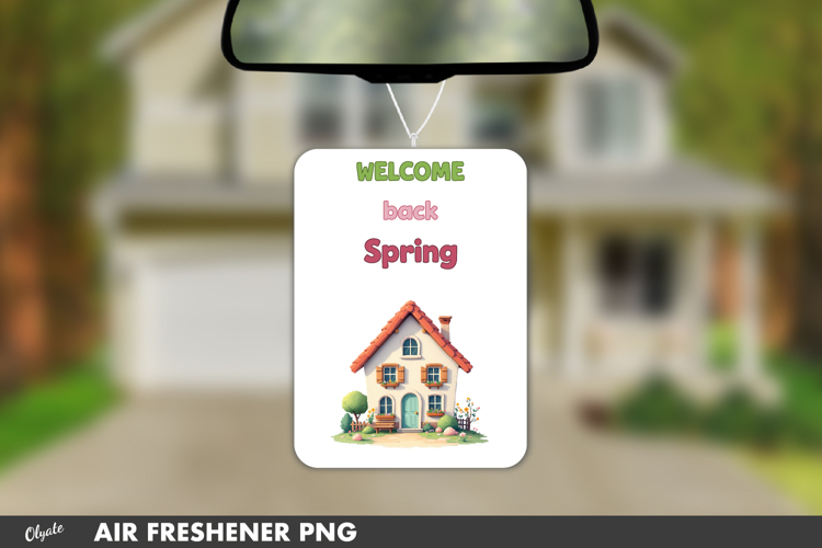 Spring Air Freshener Sublimation, Car Fresh PNG