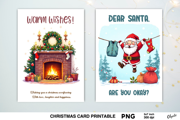 Christmas Celebration Card PNG