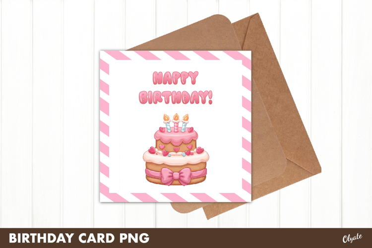 Happy Birthday, Celebration Card PNG, Greeting Card PNG