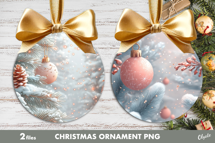 Whimsical Christmas Ornament, Magic Ornament PNG