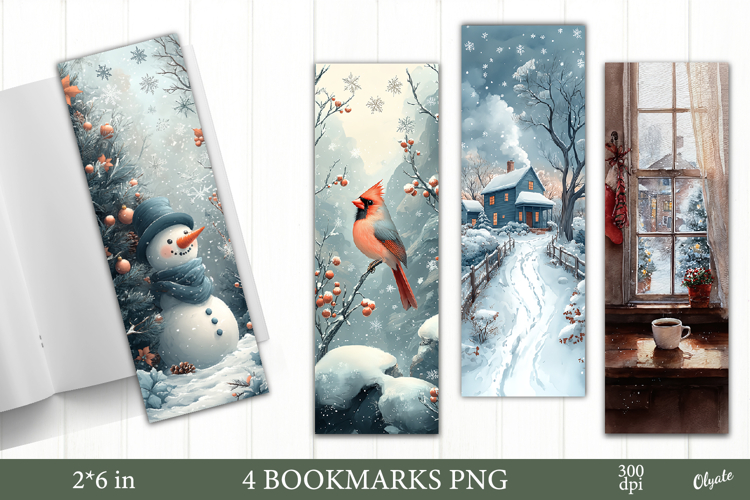 Printable Christmas Bookmark Image 18