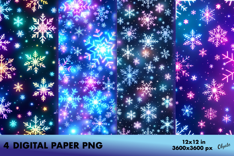 Snowflakes Background Image 3