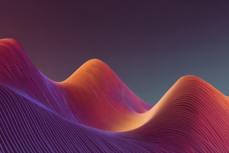Lines Waves Background Wallpaper