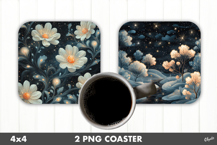 Magic Christmas, Fairy Christmas Coaster PNG