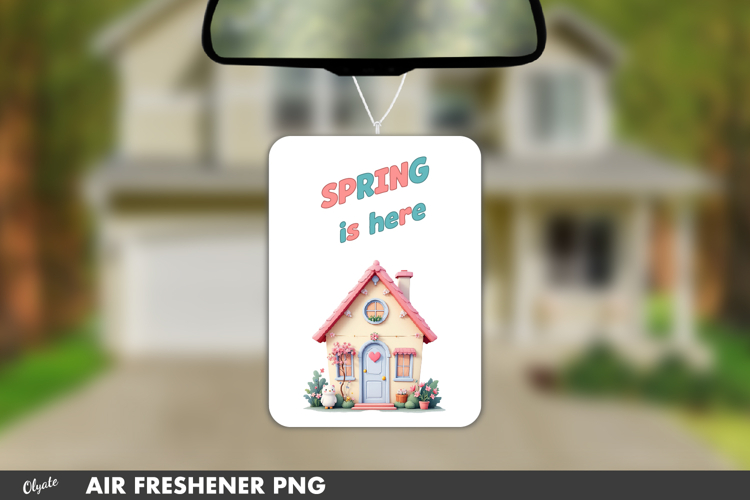 Spring Air Freshener Sublimation, Car Fresh PNG