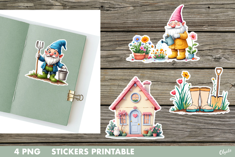 Spring Garden Stickers PNG. Spring Sticker PNG