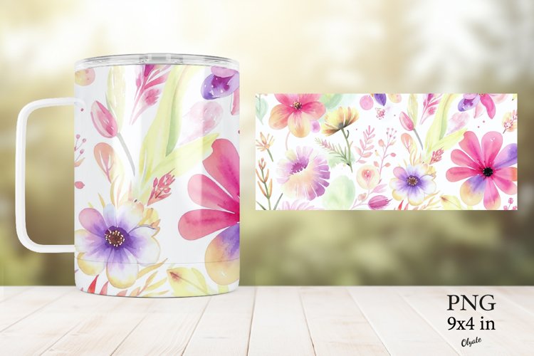 Pastel Watercolor Flower Png Image 11