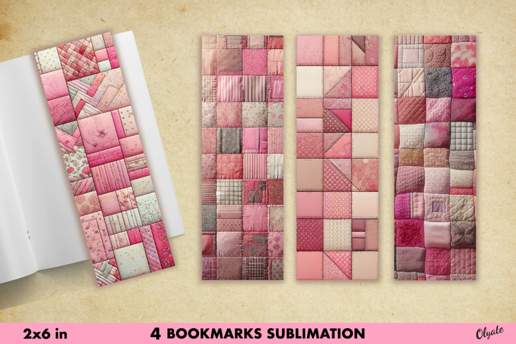 Bookmark Patchwork Sublimation PNG