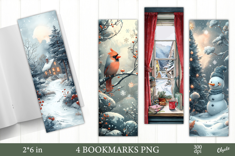 Printable Christmas Bookmark Image 17
