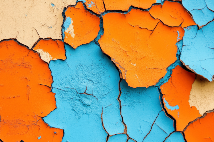 Cracked Paint Background Wallpaper