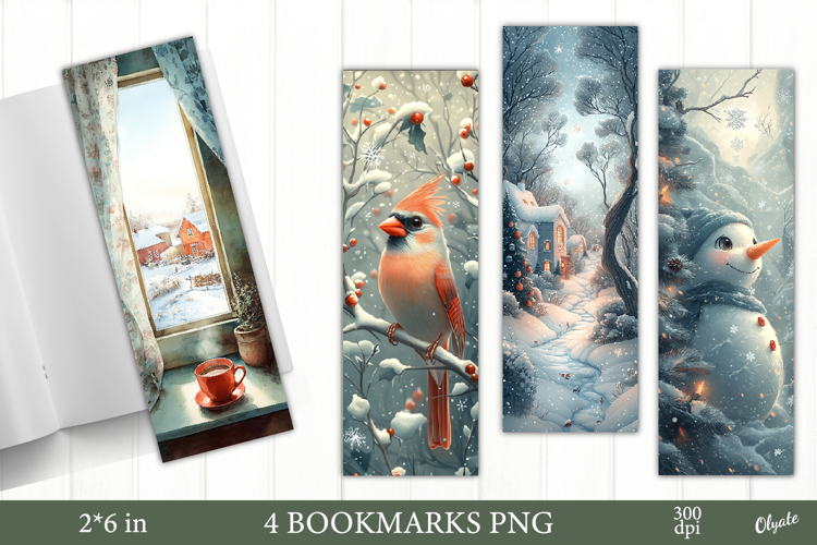 Printable Christmas Bookmark Image 16