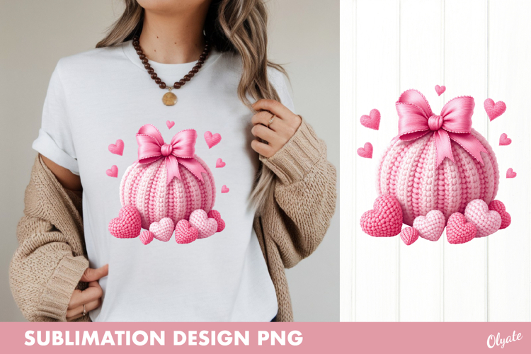 Pink Crochet Teacher Sublimation PNG