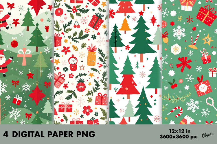 Christmas Background Clipart Image 6