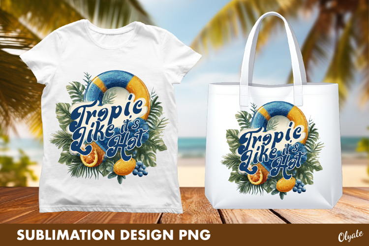 Beach Sublimation Design Image 2