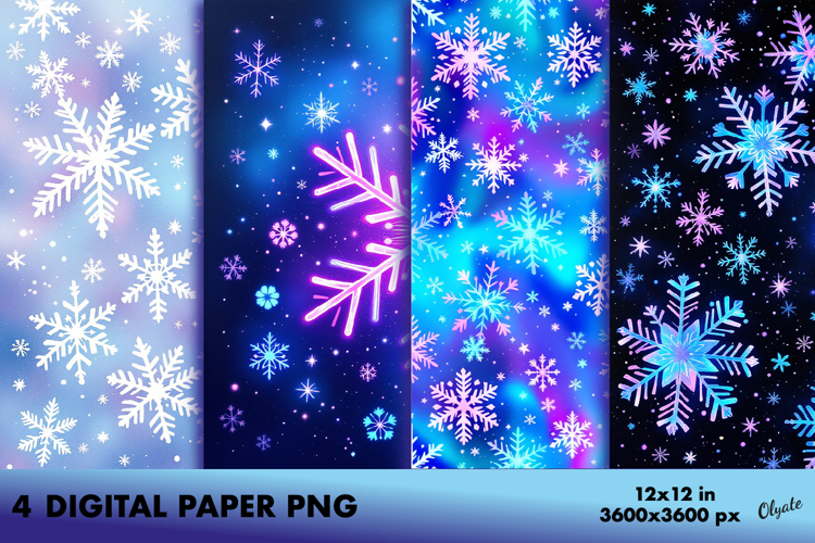  Snowflakes Background