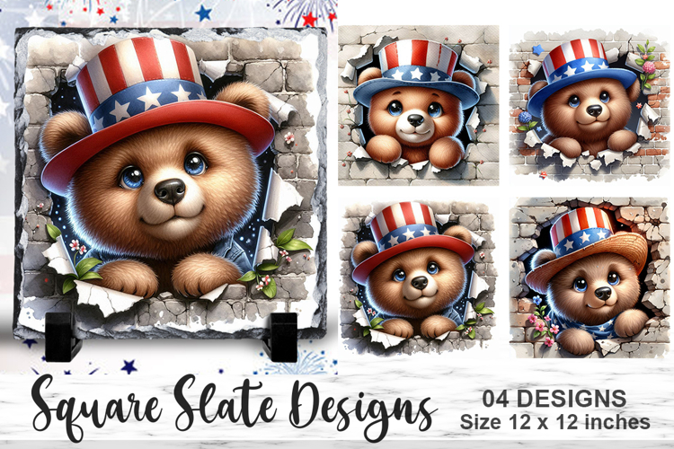 American Flag Clipart Image 17