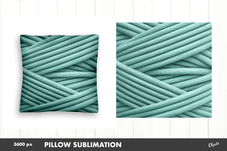 Pillow Faux Yarn Style Sublimation PNG, Pillow PNG