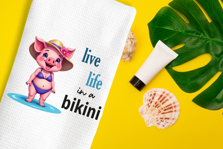 Beach Towel Clipart Image 8
