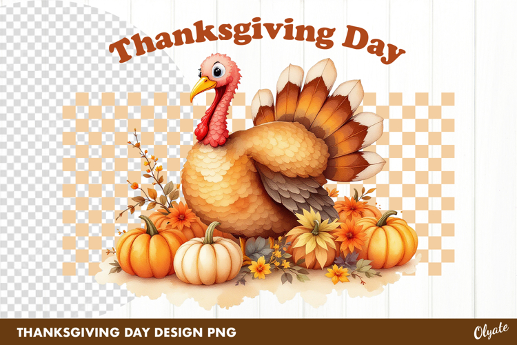 Trendy Thanksgiving Day Design Sublimation
