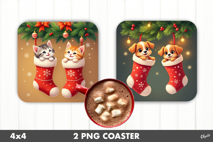 Christmas Cat Clipart Image 7