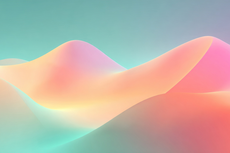 Gradient Waves Background Wallpaper