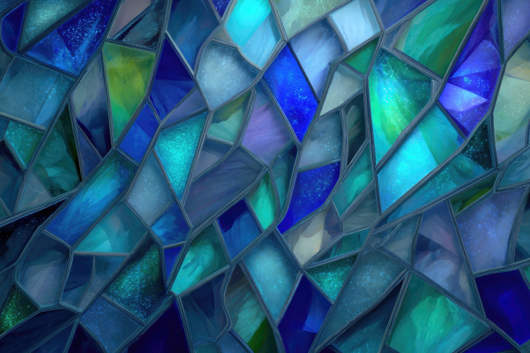 Risen Stained Glass Background Wallpaper