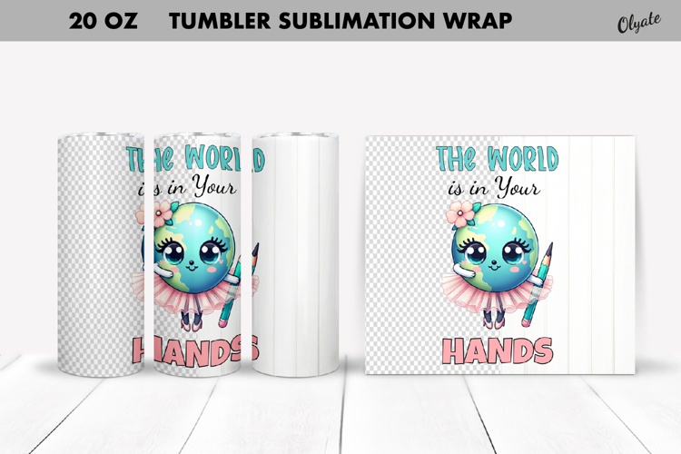 Back to School Tumbler Sublimation.Globe Tumbler PNG