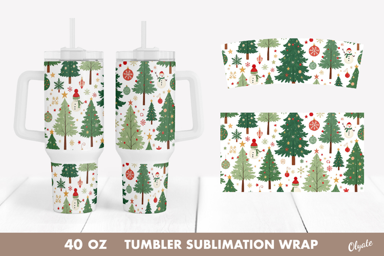 Christmas Sublimation Tumbler Designs Image 8