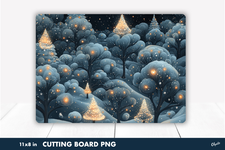 Cutting Board Winter Magic PNG