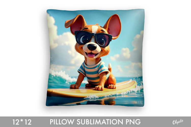 Cute Animal Pillow. Summer Pillow Design