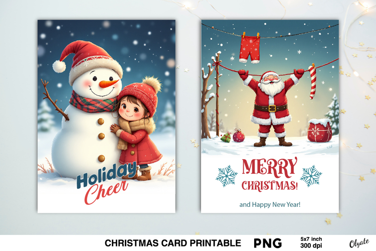 Christmas Celebration, Printing Card PNG