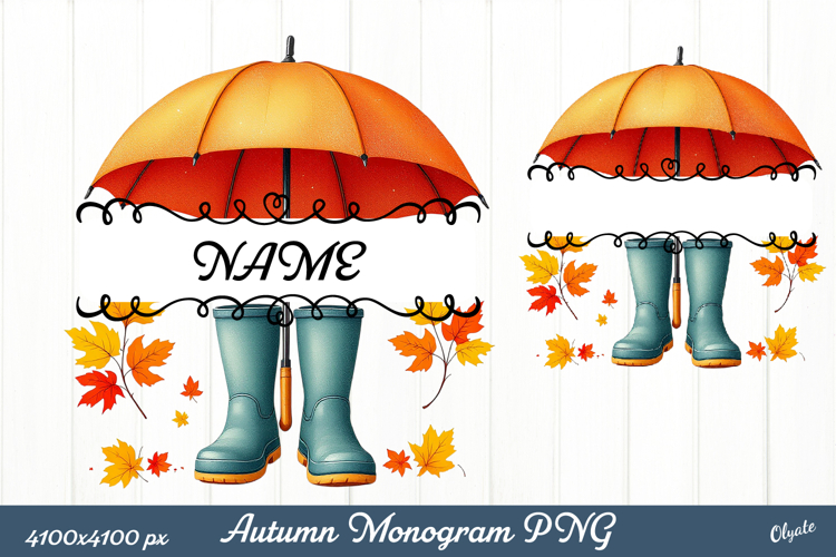 Family Monogram Sublimation. Cozy Autumn Sublimation PNG